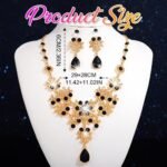 Prom Wedding Jewelry Sets Silver Rhinestone Necklace and Earrings Set Bridal Costume Jewelry for Women and Brides - Image 2